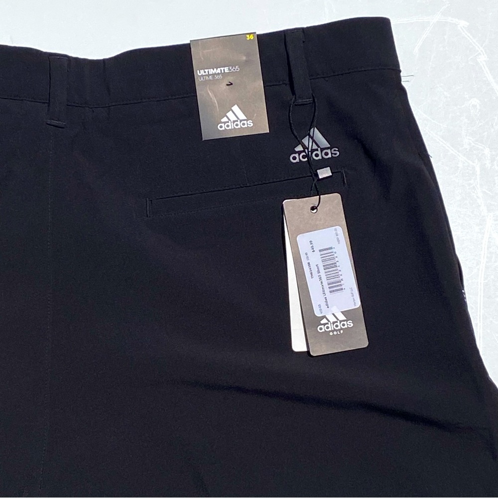 NWT ADIDAS ULTIMATE360 Men’s Black Golf Short size 36 - Picture 6 of 6